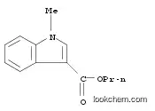 Molecular Structure of 1033693-02-5 (1H-Indole-3-carboxylic acid, 1-methyl-, propyl ester)